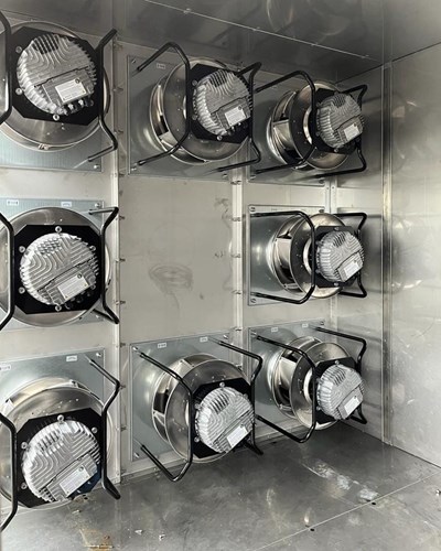 Renovation and optimization of air handling units and fans is an important activity of Rucon.